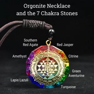 Chakra Orgonite Necklace 6