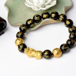 Pixiu Black Obsidian Bracelet for Wealth3