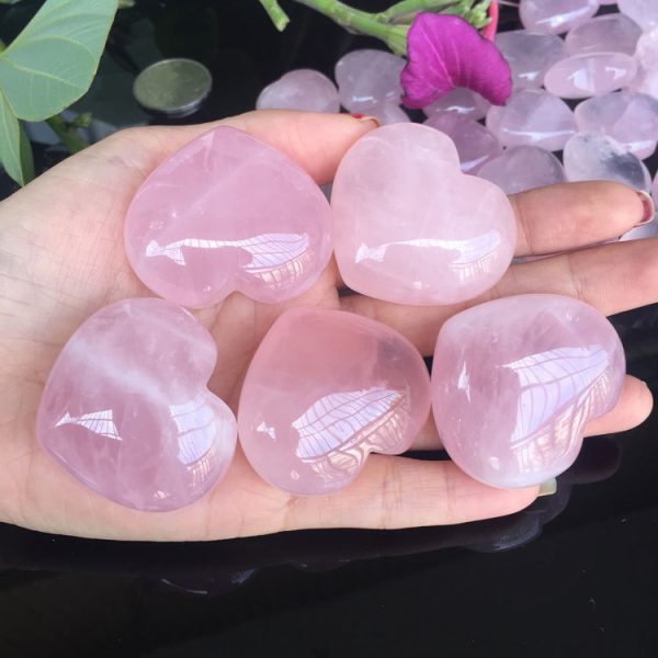 Rose Quartz Heart-Shaped Love Crystals - Love & Romance - Image 2