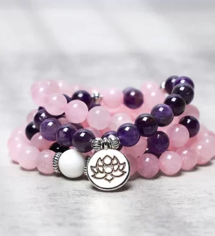 Amethyst Pendant Bracelet