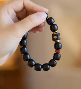 Black Ebony Wood Bracelet