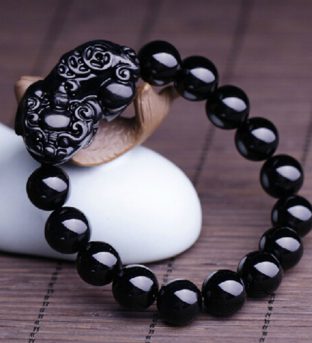 Black Obsidian Pixiu Bracelet