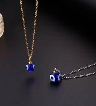Blue Evil Eye Protection Necklace