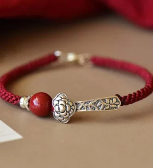 Cinnabar Blessing String Bracelet