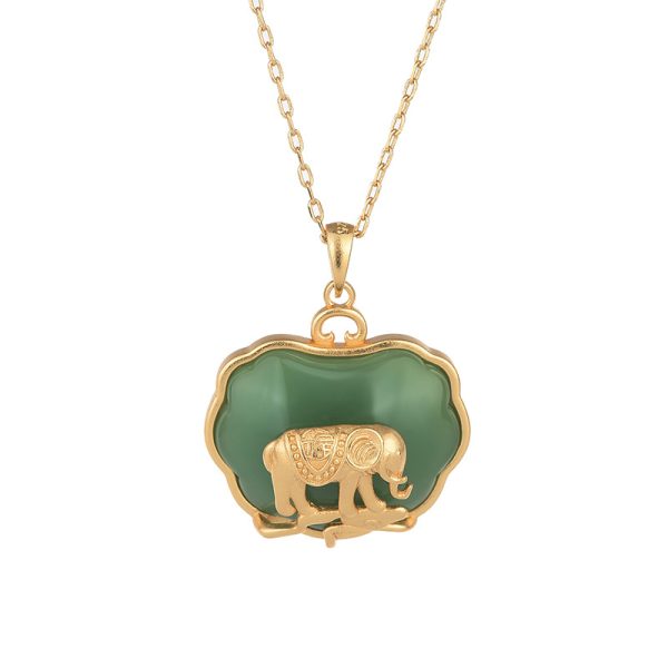Elephant Healing Necklace Pendant
