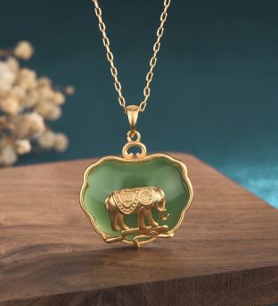 Elephant Healing Necklace Pendant