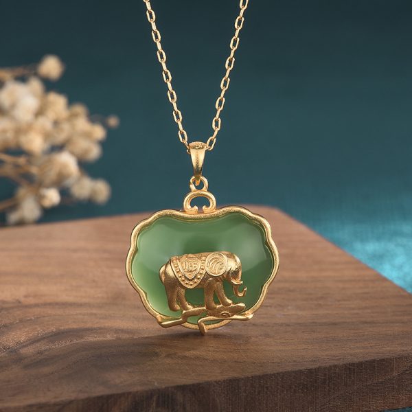 Elephant Healing Necklace Pendant