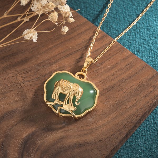 Elephant Healing Necklace Pendant