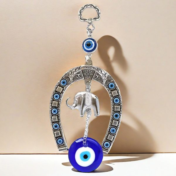 Evil Eye Horseshoe Elephant