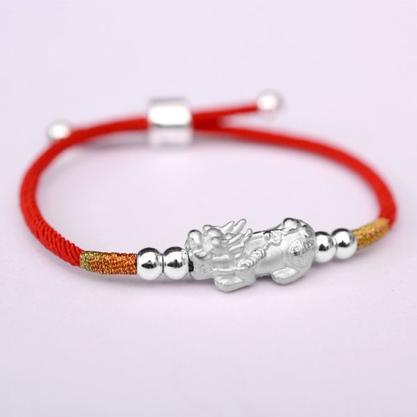 Feng Shui Red String Pixiu Bracelet