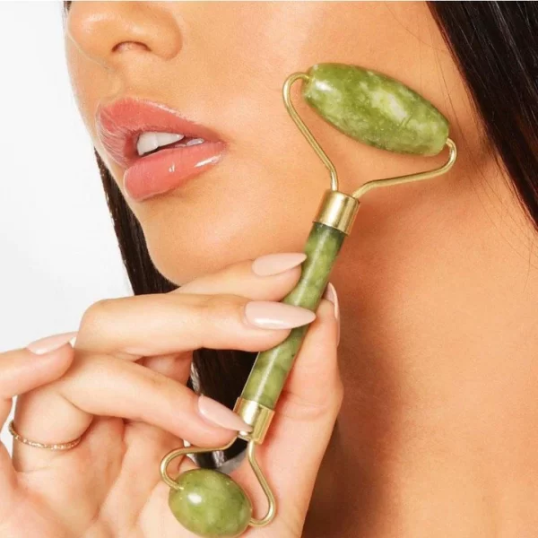 Green Jade Roller Massager