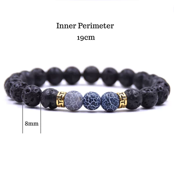 Grounding Lava Stone Bracelet