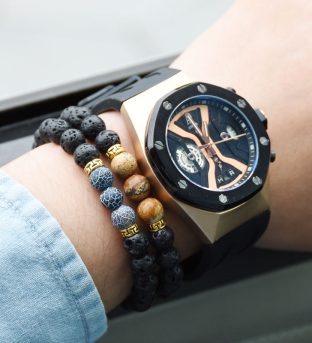 Grounding Lava Stone Bracelet