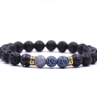 Grounding Lava Stone Bracelet