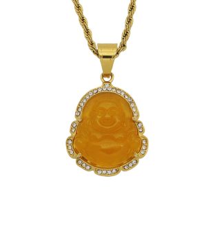 Laughing Buddha Necklace