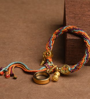 Tibetan Knot String Bracelet