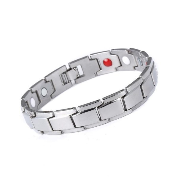 Magnetic Therapy Bracelets Silver