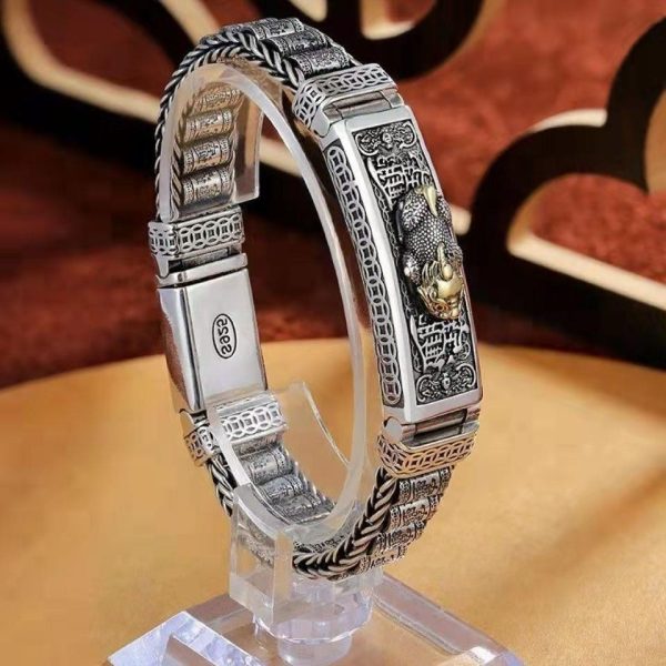Money Pixiu Prayer Wheel Bracelet