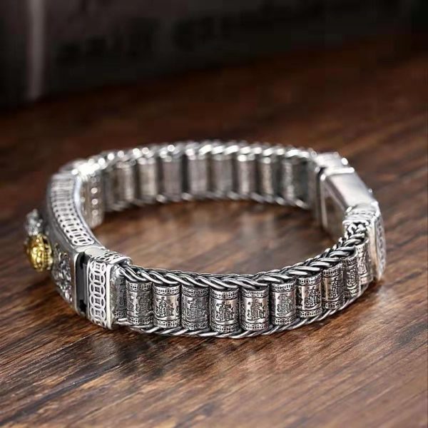 Money Pixiu Prayer Wheel Bracelet