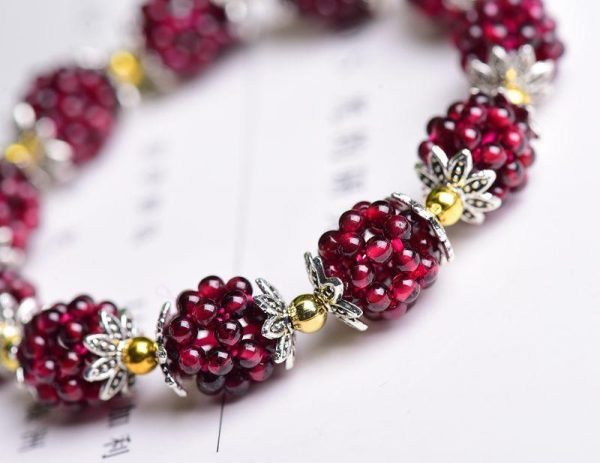 Natural Garnet Bracelet