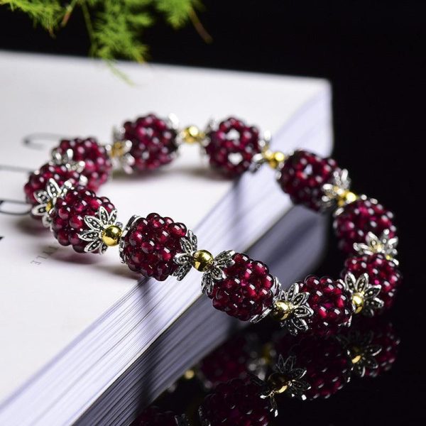 Natural Garnet Bracelet