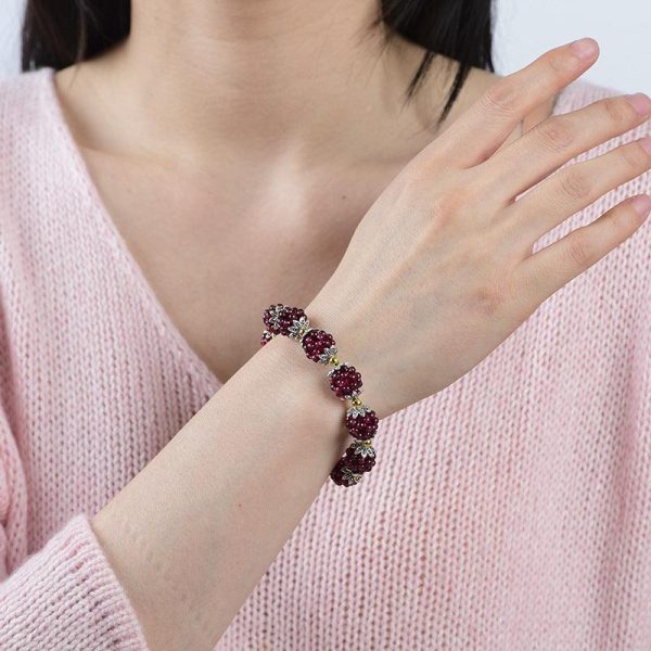 Natural Garnet Bracelet