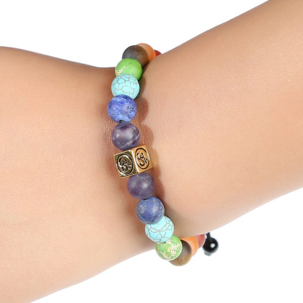 Om Chakra Tree of Life Bracelet