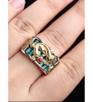 Pixiu Abacus Ring