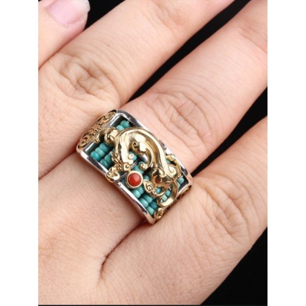 Pixiu Abacus Ring