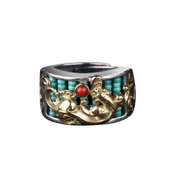 Pixiu Abacus Ring