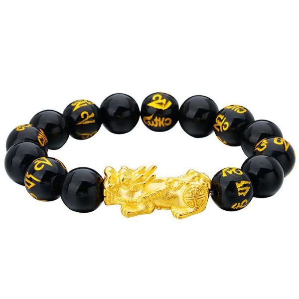 Pixiu Obsidian Wealth Bracelet