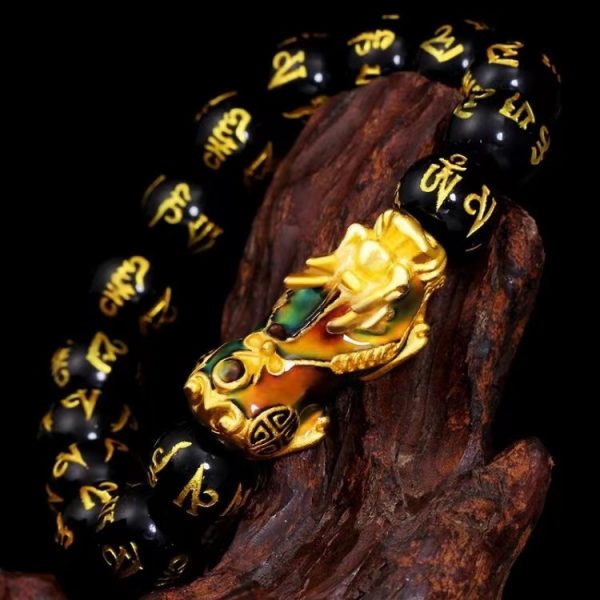 Pixiu Obsidian Wealth Bracelet