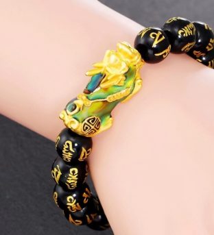 Pixiu Obsidian Wealth Bracelet