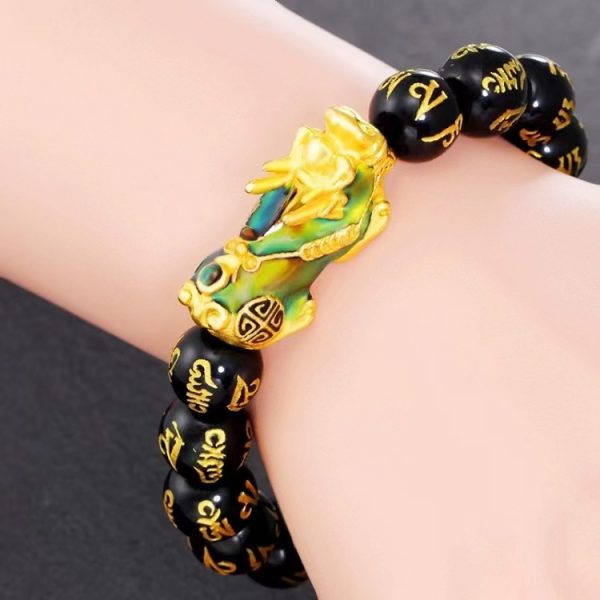 Pixiu Obsidian Wealth Bracelet