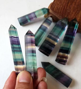 Rainbow Fluorite Wand
