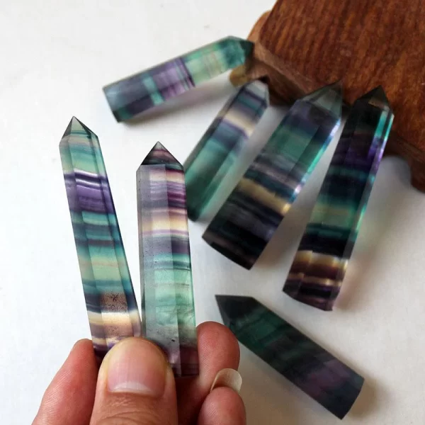 Rainbow Fluorite Wand