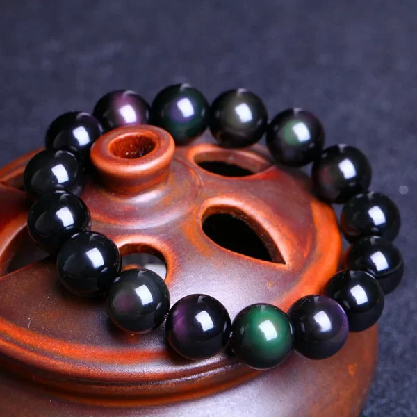 Rainbow Obsidian Crystal Bracelet