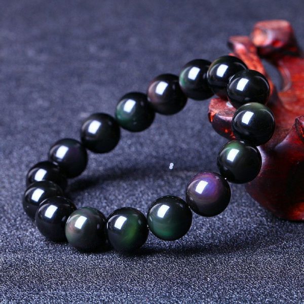 Rainbow Obsidian Crystal Bracelet
