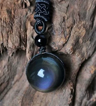 Rainbow Obsidian Necklace