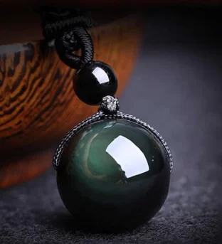 Rainbow Obsidian Necklace