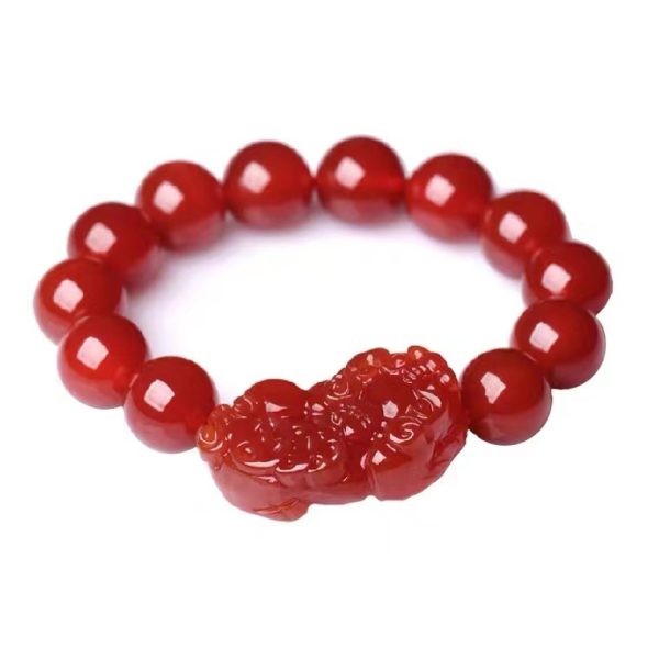 Red Agate Pixiu Bracelet