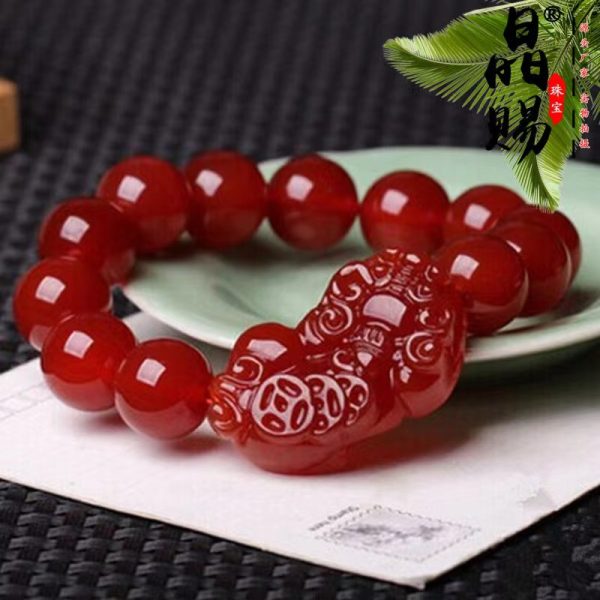 Red Agate Pixiu Bracelet