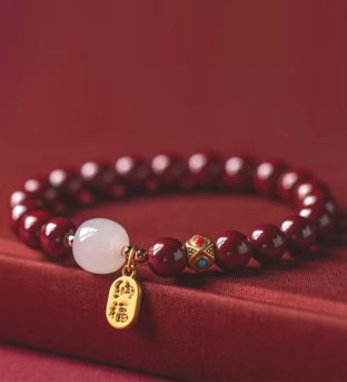 Red Cinnabar Good Fortune Bracelet