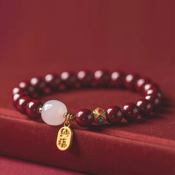 Red Cinnabar Good Fortune Bracelet