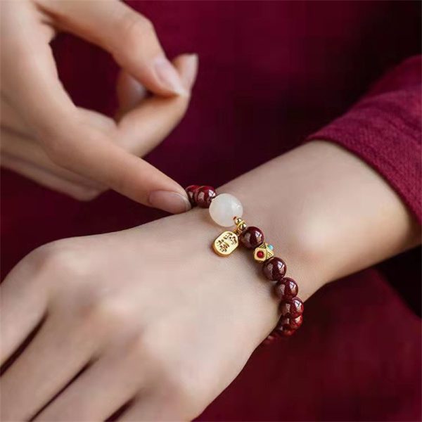 Red Cinnabar Good Fortune Bracelet