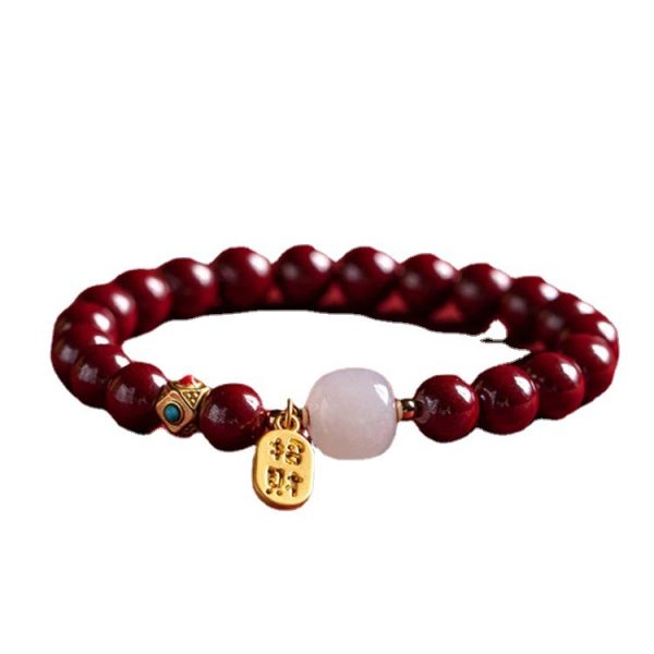 Red Cinnabar Good Fortune Bracelet