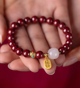 Red Cinnabar Good Fortune Bracelet