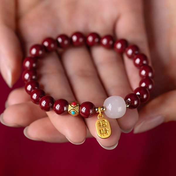 Red Cinnabar Good Fortune Bracelet