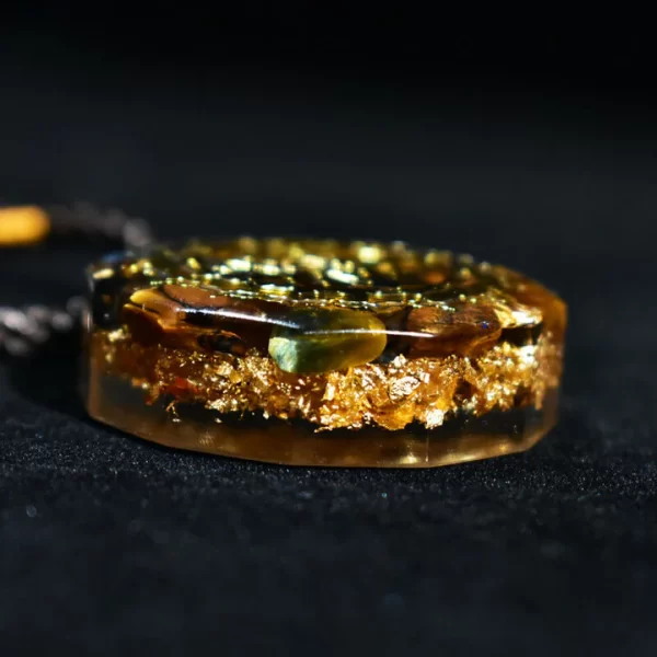Sacred Sri Yantra Orgonite Necklace