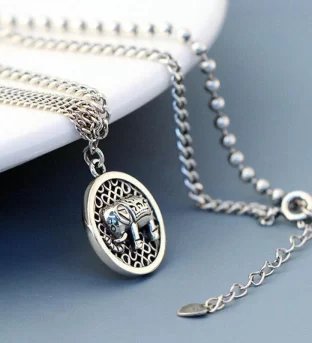 Silver Elephant Necklace